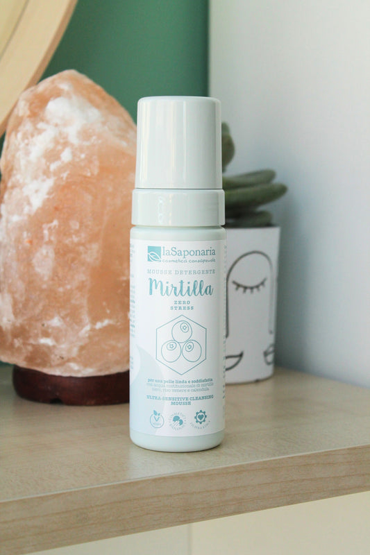 Mousse detergente Mirtilla di La Saponaria (150 ml)