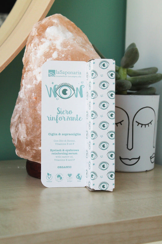 Siero rinforzante ciglia&sopracciglia di La Saponaria (10 ml)