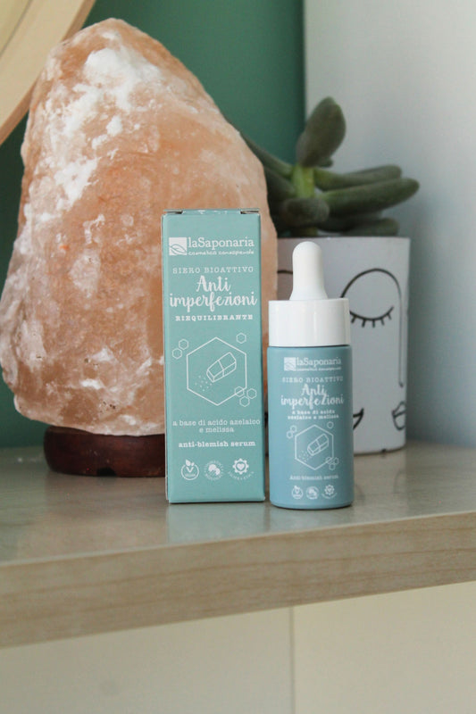 Siero viso bio attivo anti-imperfezioni di La Saponaria (15 ml)