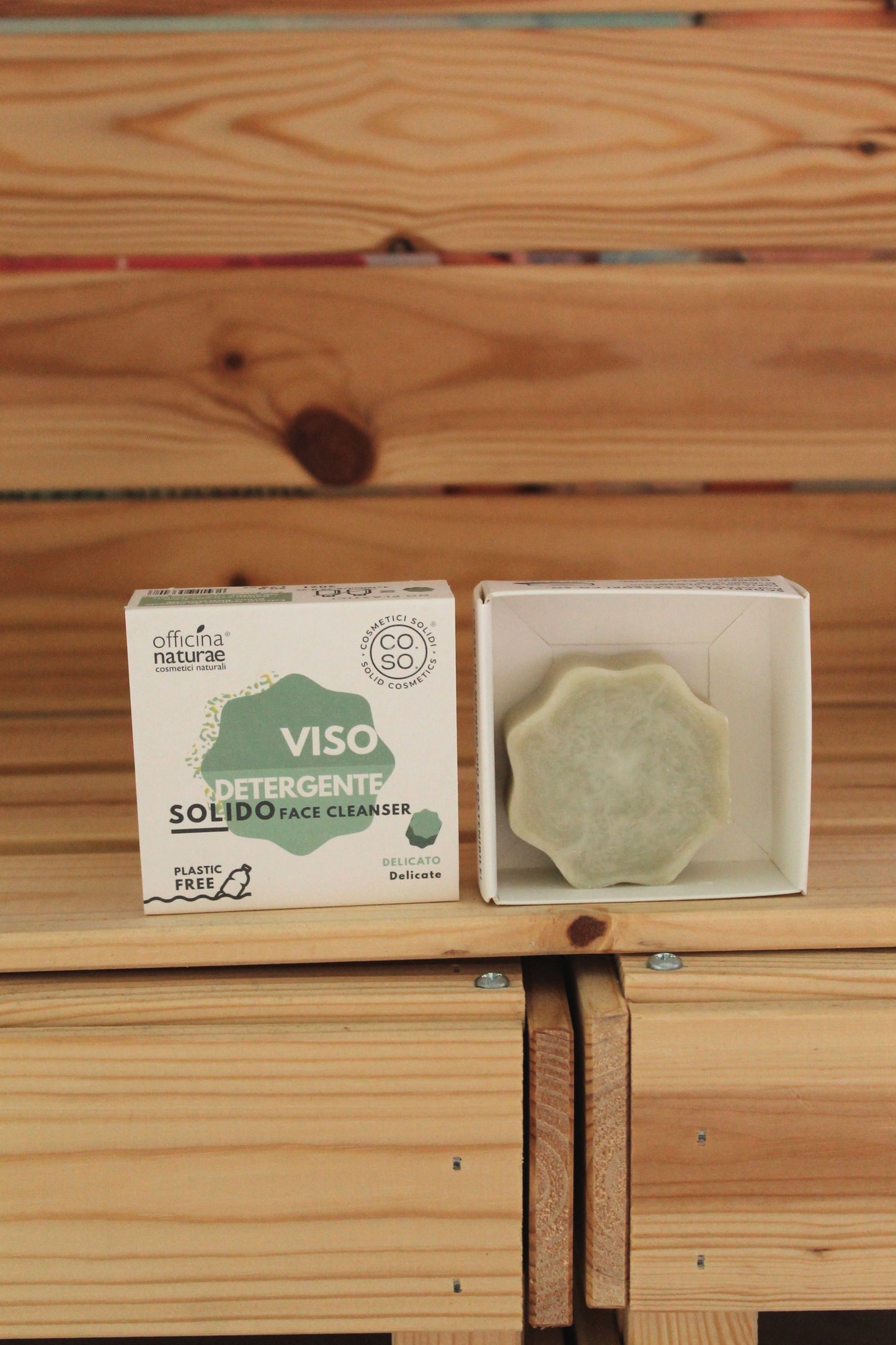 Detergente viso solido delicato di Officina Naturae (50 gr)