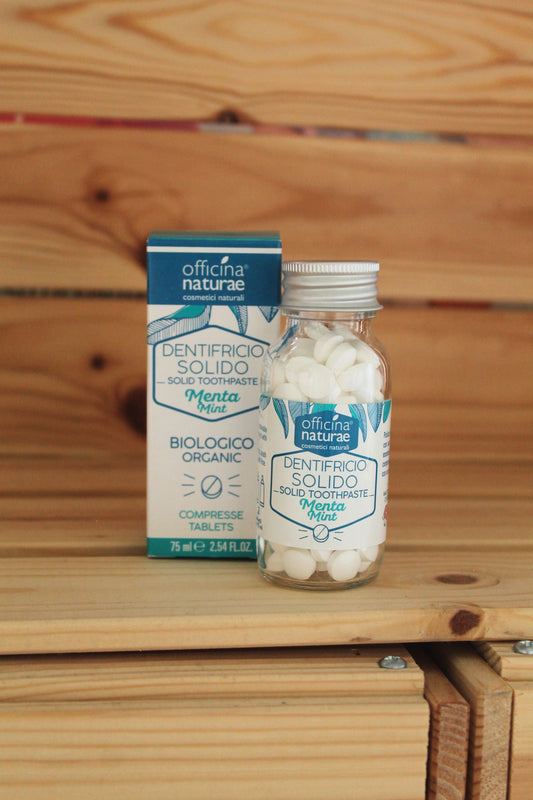 Dentifricio in pastiglie alla menta di Officina Naturae (40 gr)
