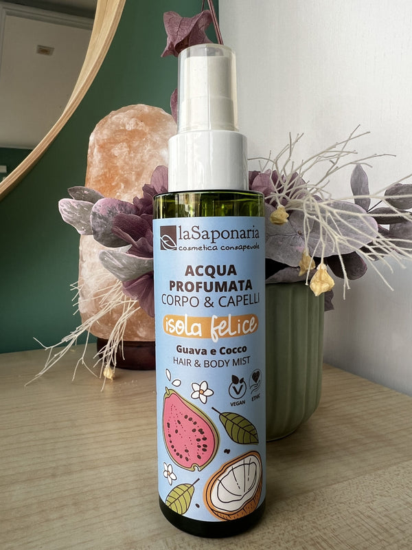 Isola Felice - Acqua profumata corpo e capelli di La Saponaria (100 ml)
