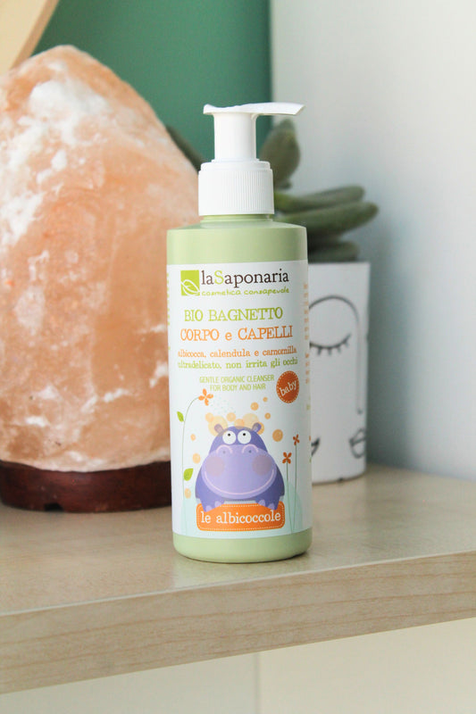 Bio bagnetto corpo e capelli di La Saponaria (190 ml)