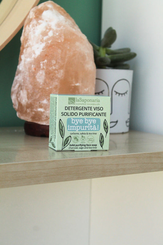 Bye Bye Impurità! - Detergente Viso Purificante Solido di La Saponaria (70 gr)