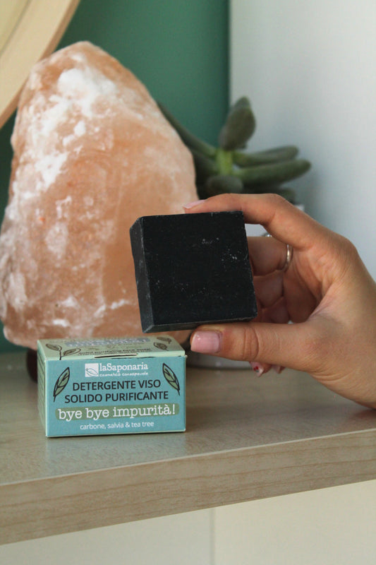 Bye Bye Impurità! - Detergente Viso Purificante Solido di La Saponaria (70 gr)