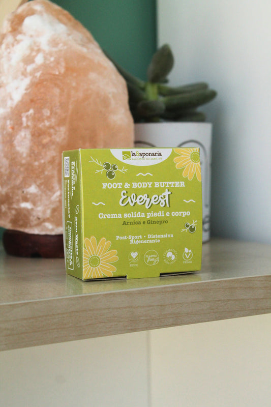 Crema solida piedi e corpo Everest di La Saponaria (80 ml)