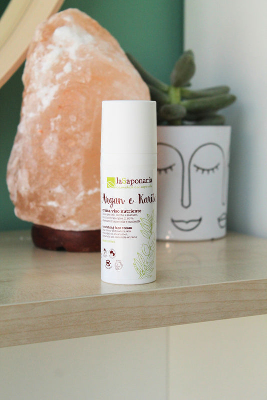 Crema viso nutriente - Argan e Karitè di La Saponaria (50 ml)
