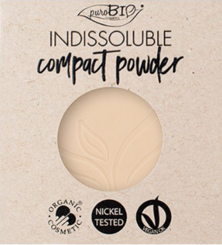 Indissoluble Compact Powder di Puro Bio - Cipria Opacizzante - 6 colorazioni - (9 gr) REFILL