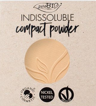 Indissoluble Compact Powder di Puro Bio - Cipria Opacizzante - 6 colorazioni - (9 gr) REFILL