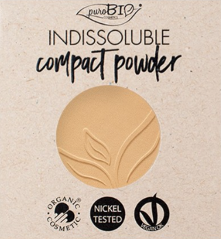 Indissoluble Compact Powder di Puro Bio - Cipria Opacizzante - 6 colorazioni - (9 gr) REFILL