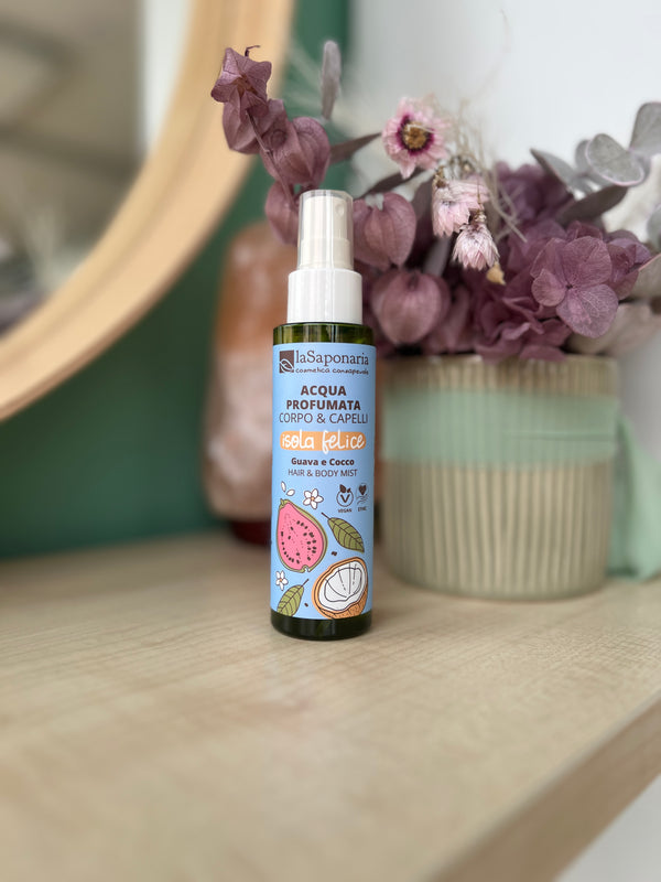 Isola Felice - Acqua profumata corpo e capelli di La Saponaria (100 ml)