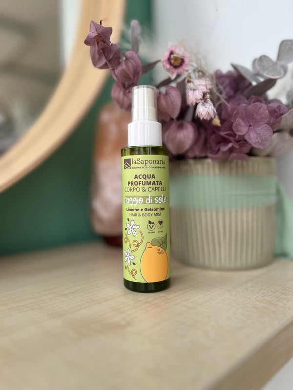 Raggio di sole - Acqua profumata corpo e capelli di La Saponaria (100 ml)