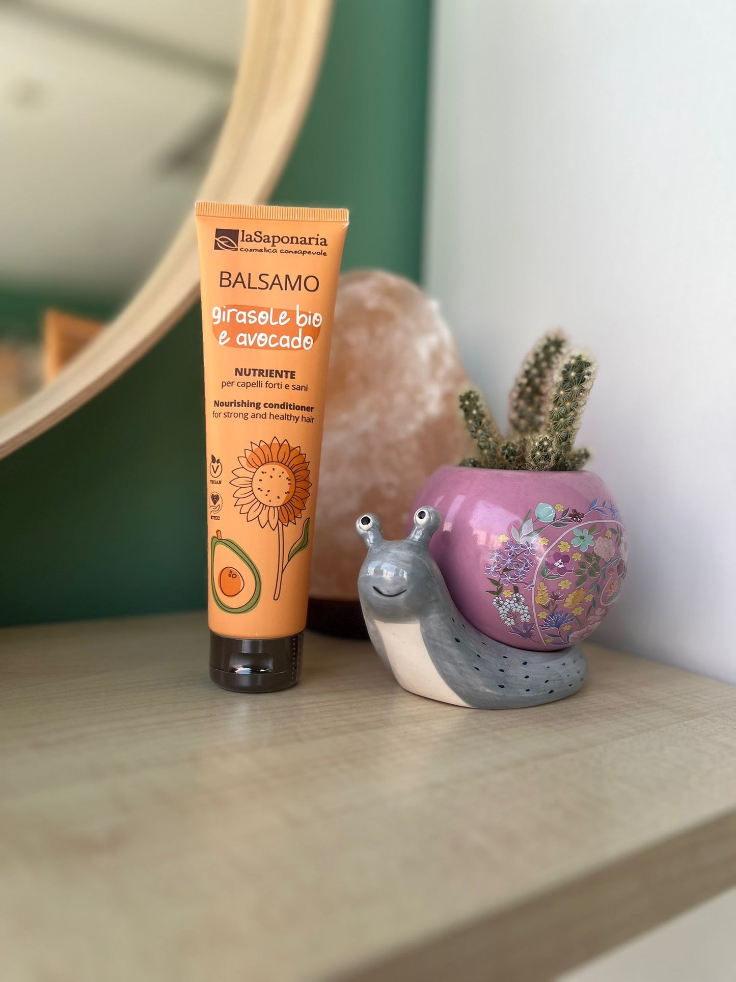 Balsamo capelli nutriente Girasole bio e Avocado di La Saponaria (150 ml)