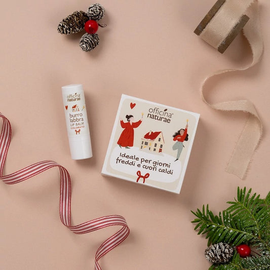 Ideale Per Giorni Freddi E Cuori Caldi Burro Labbra Colorato 4,5 ml di Officina Naturae (4,5 ml) - Natale 2025