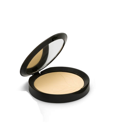 Indissoluble Compact Powder- Cipria opacizzante vellutata di Puro Bio (9 gr)- T01 tonalità giallina, perfetta per pelli medio/scure, neutralizza le discromie come occhiaie o macchie e illumina l'incarnato