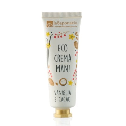 Crema mani Vaniglia e Cacao di La Saponaria (40 ml) - Natale 2025