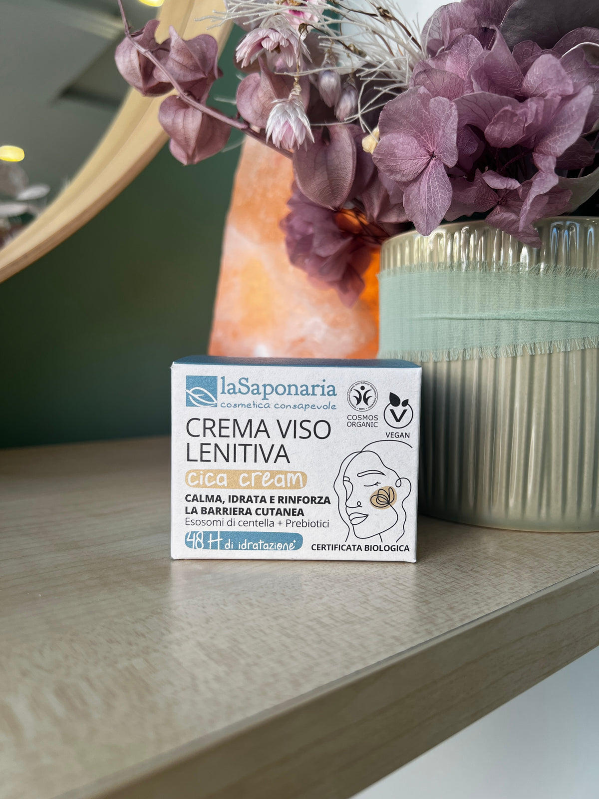 Crema viso lenitiva - Cica cream di La Saponaria (50 ml)