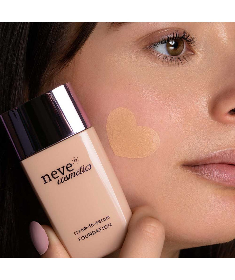 Fondotinta Cream-To-Serum Light Warm di Neve cosmetics (35 ml)