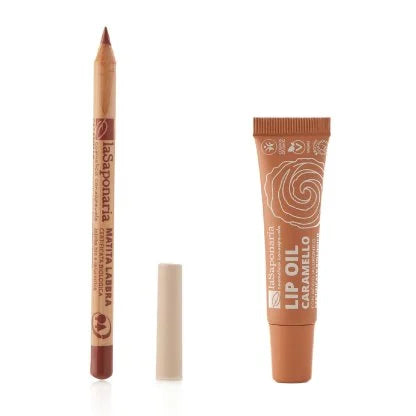 Kit Combo Labbra Caramello di La Saponaria