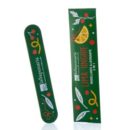 Limetta unghie 2 in 1 - Bosco d'inverno di La Saponaria - Natale 2025