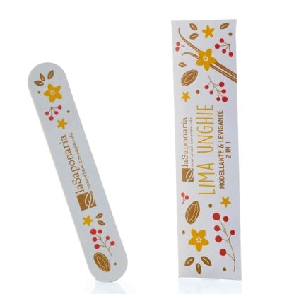 Limetta unghie 2 in 1- Dolci coccole di La Saponaria - Natale 2025