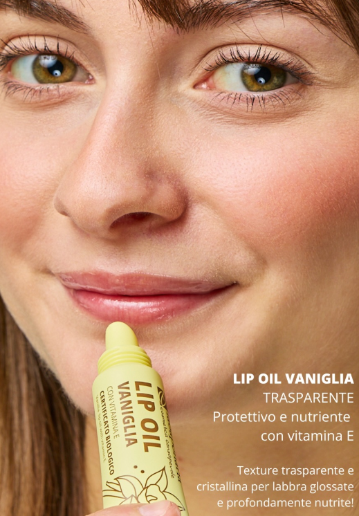 Lip Oil Vaniglia di La Saponaria (12 ml)
